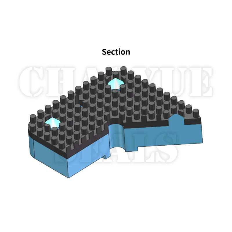 38mm Silicone Coated Metal Rubber Vibration Mounts (4)